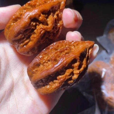 把件文玩核桃东北野生楸子小园 122