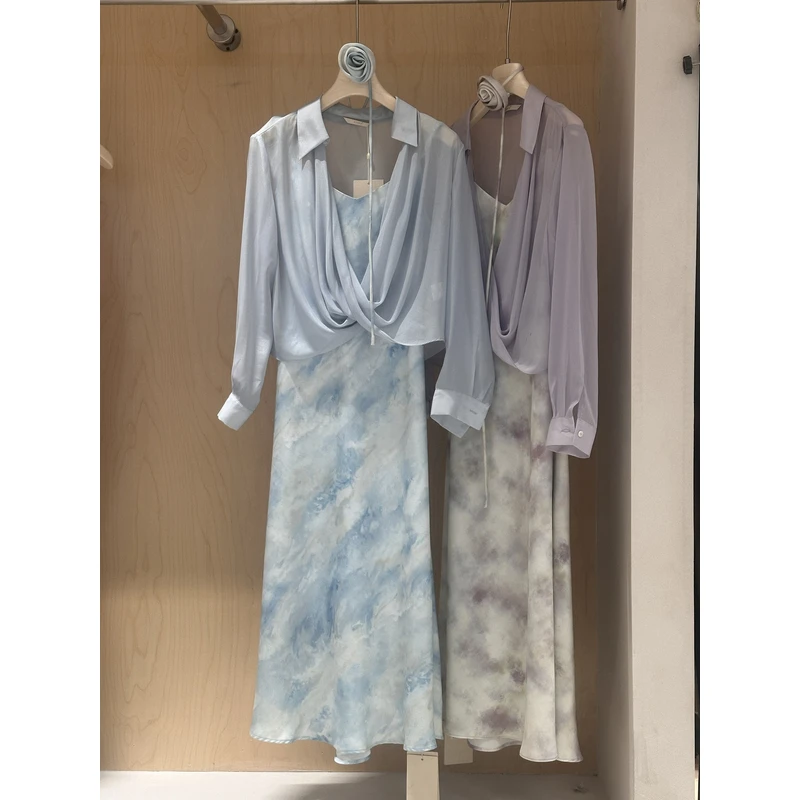 【门店同款】ENJOY夏季“悠然之境”晕染花套裙162344375