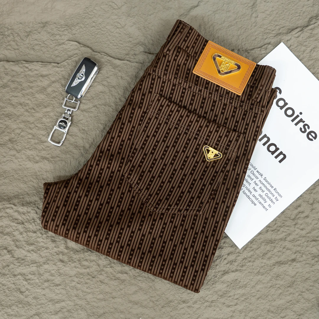 【头等舱总裁系列】8811秋季新品高弹高腰商务休闲立体剪裁男裤