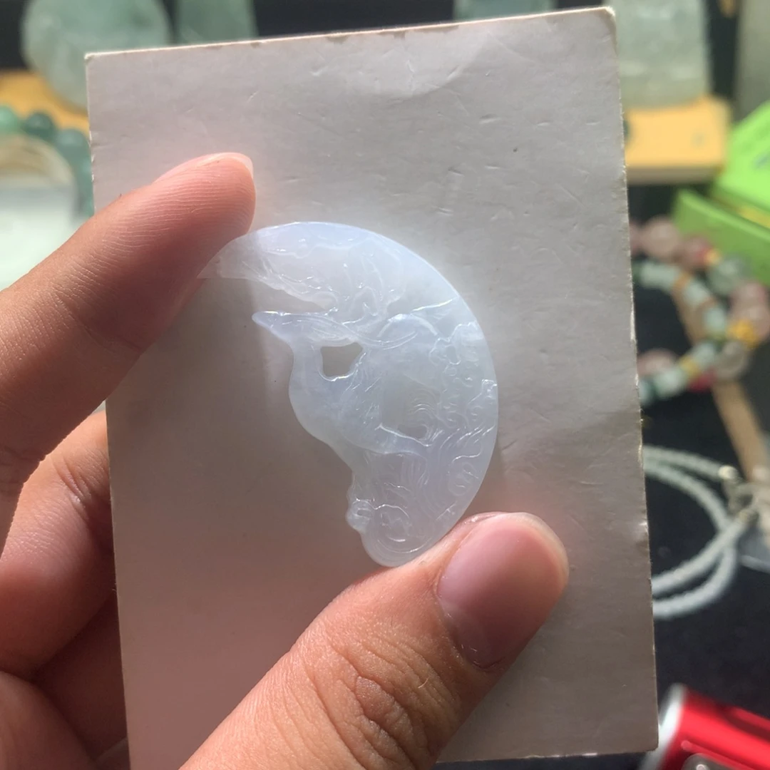 翡翠未镶嵌颈饰000