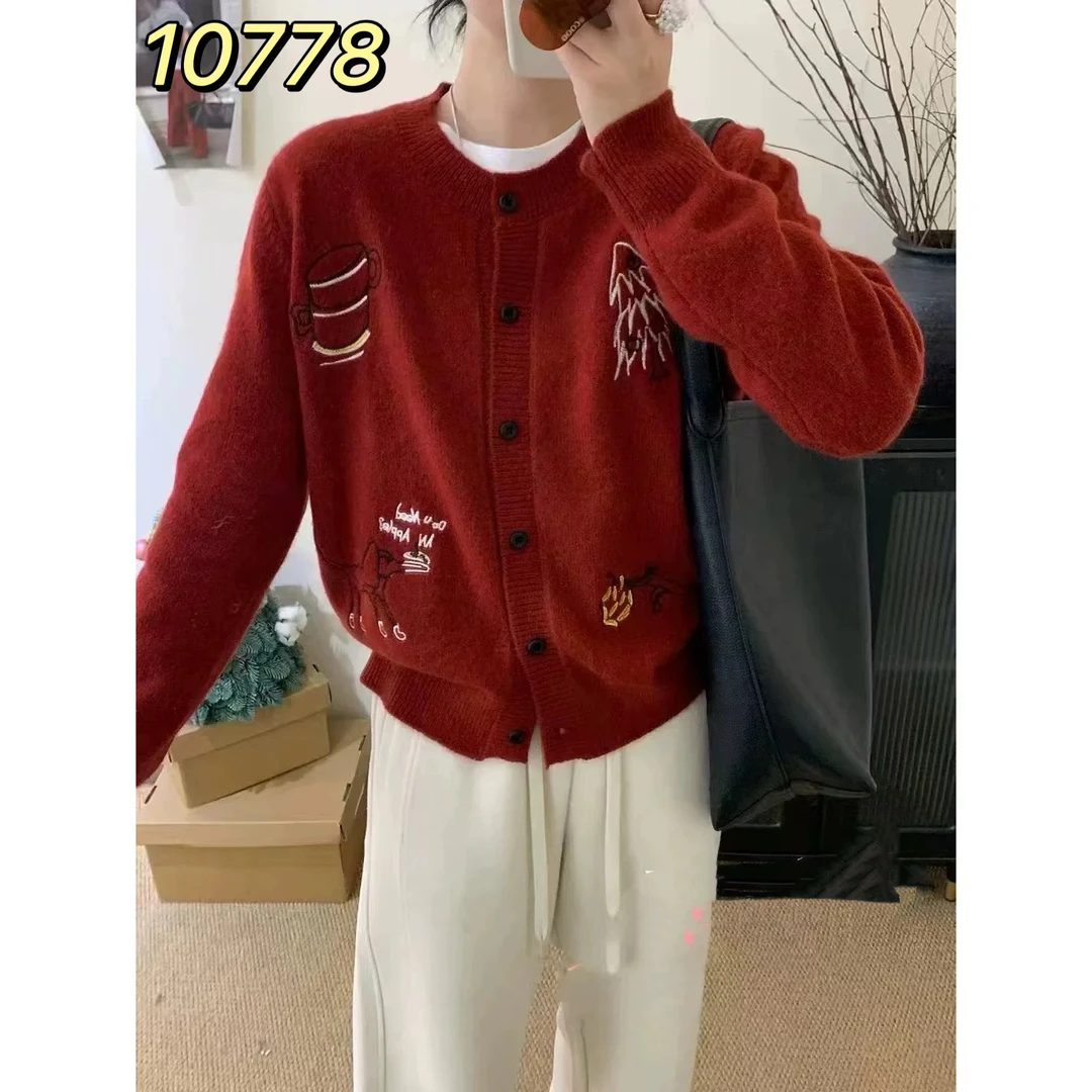 10778（部分无水洗唛，介意慎拍）SANFAN新款针织衫