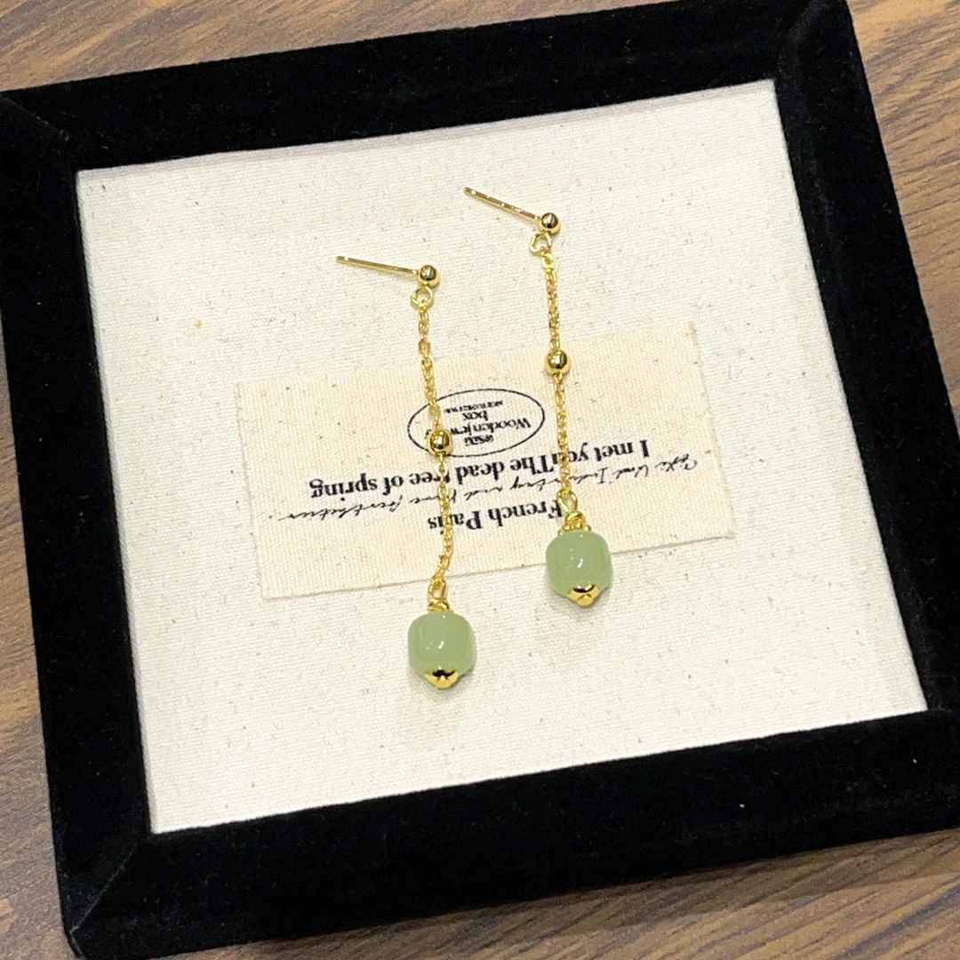 铜合金树脂耳饰 铜合金玻璃 791 女士耳环