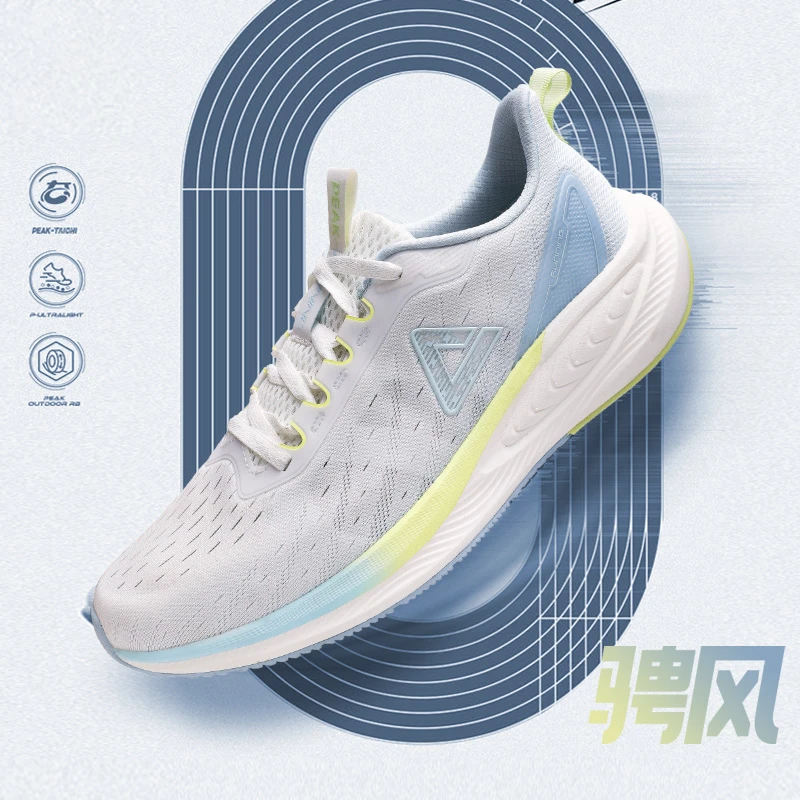 匹克态极骋风透气跑步鞋男士夏季网面百搭缓震跑鞋轻便学生运动鞋