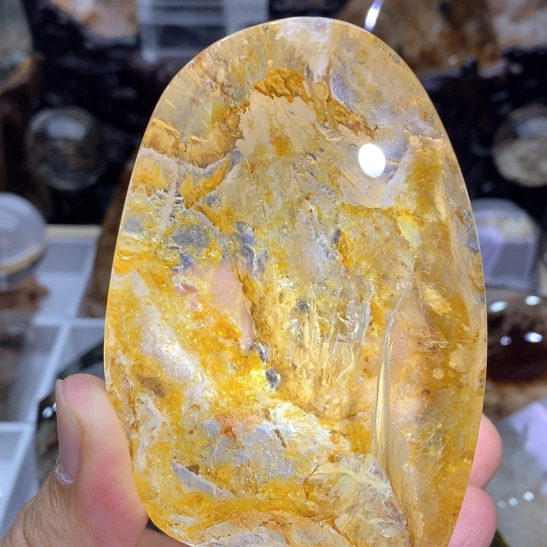 水晶未镶嵌车挂水晶