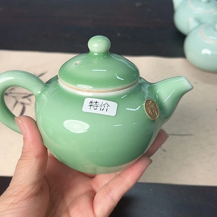 龙泉云间青瓷小米茶器