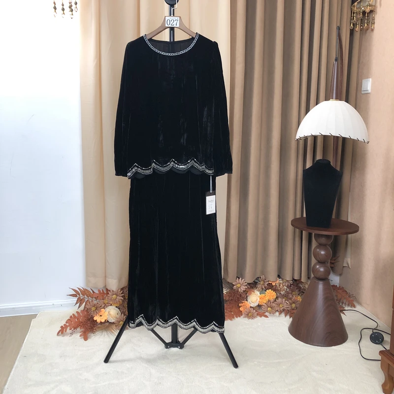 【C257】时尚新款民族风迪拜服饰休闲轻奢【套装】设计师