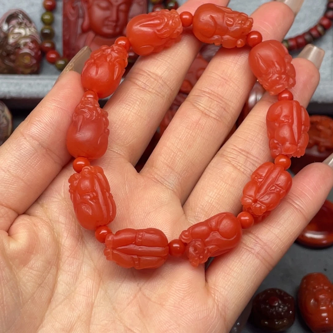 南红玛瑙未镶嵌配饰