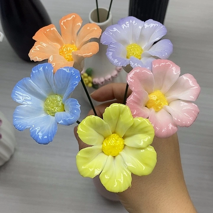 陶瓷陶瓷材料加工5朵