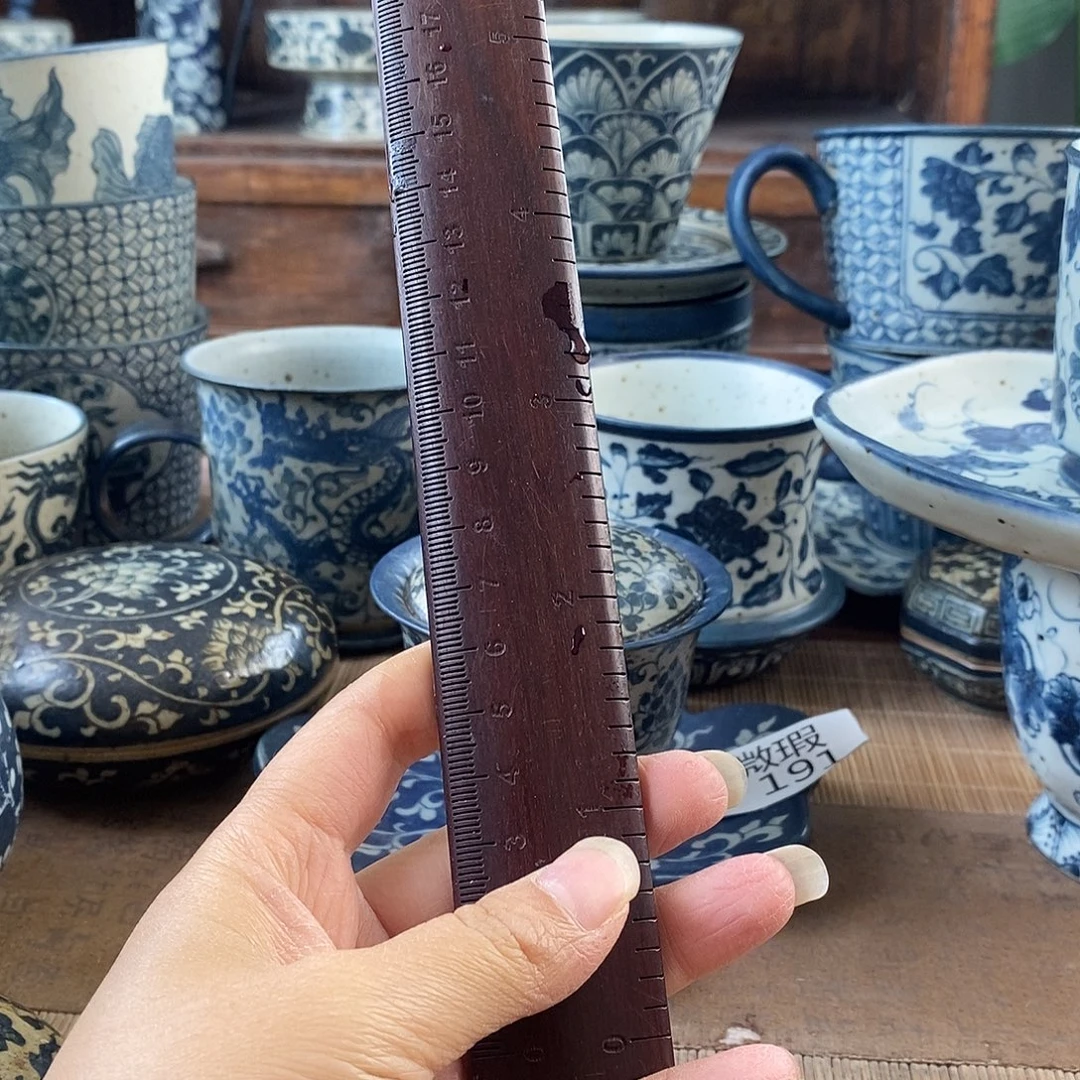 ****年手工手绘青花高温陶瓷