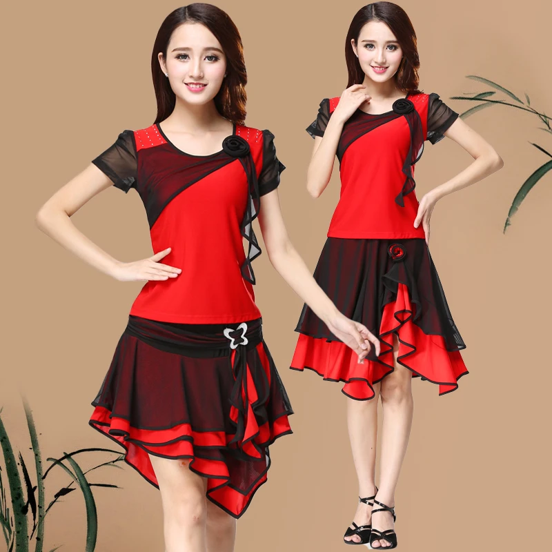 【1414人】广场舞服装新款套装2024夏季中老年大码跳舞服装演出舞