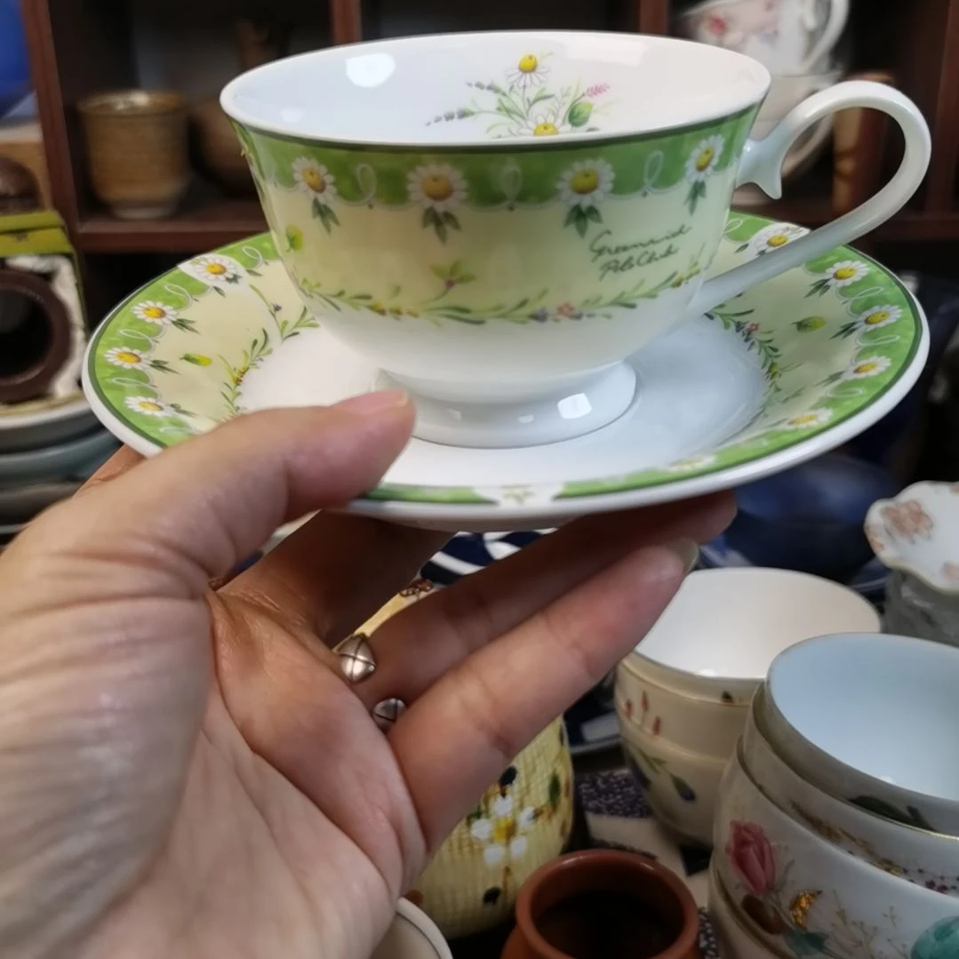 紫砂茶案陶瓷杯子碟子碗静