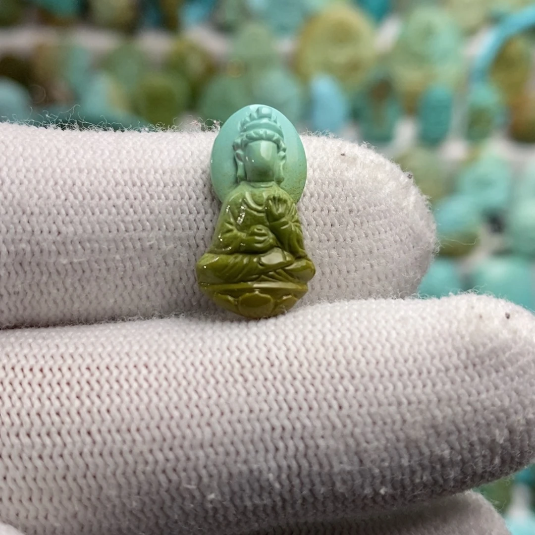 泡***符绿松石未镶嵌绿松石