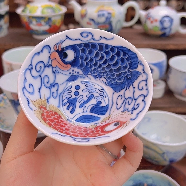 无盖款瓷福利杯斗笠杯