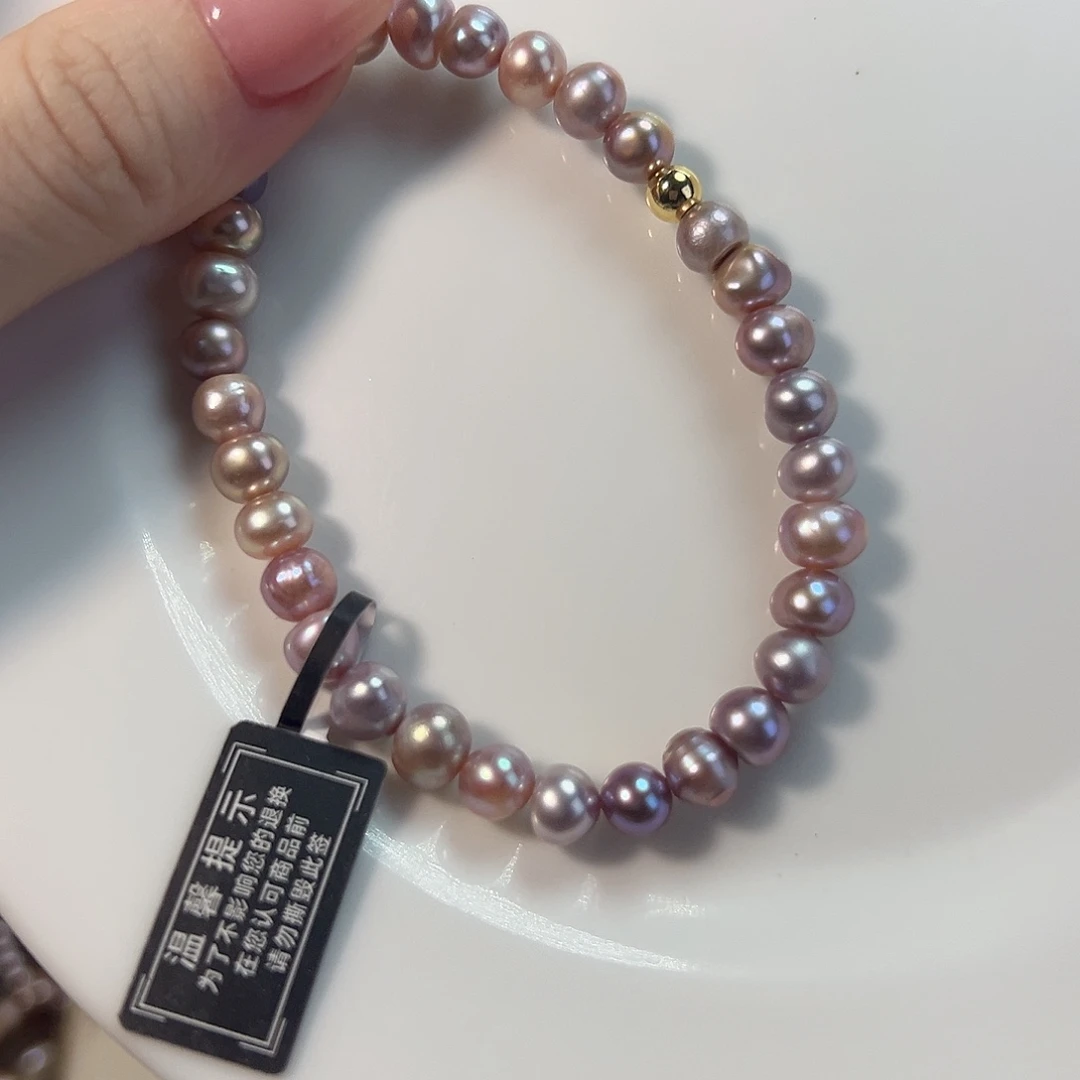 银S925镶嵌天然淡水珍珠设计款淡水珍珠