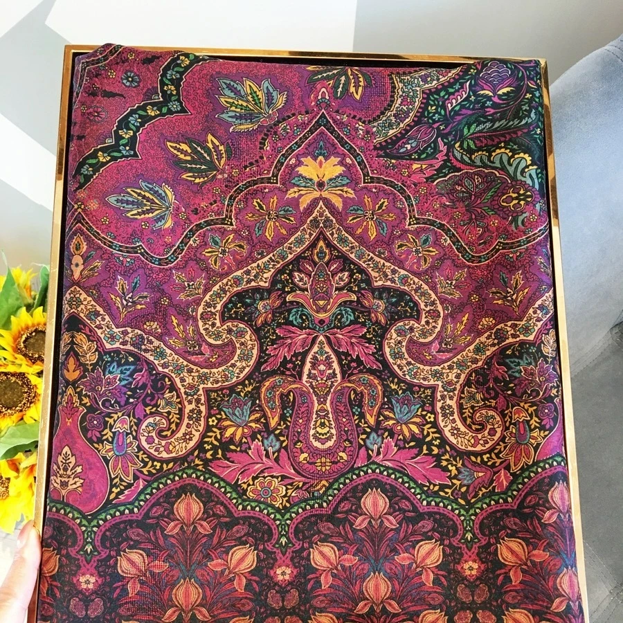 丨泸沽湖丨香韵纱 花萝 提花 镂空 135*135方巾