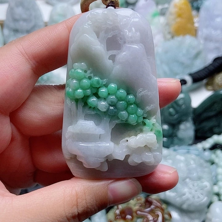 吊坠(不含链)未镶嵌翡翠1