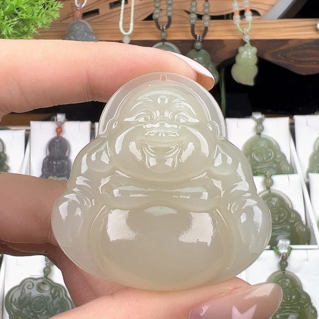 双***墅和田玉未镶嵌颈饰