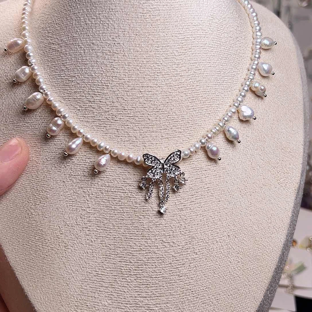 淡水珍珠未镶嵌颈饰