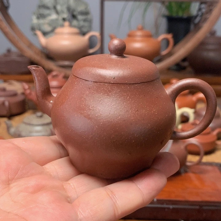 紫砂茶壶薄胎小宫灯100cc
