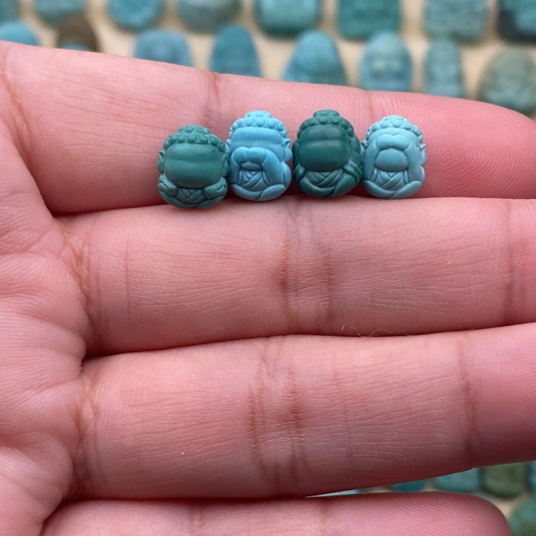 Z***z绿松石未镶嵌四不佛