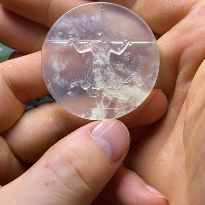 岫玉未镶嵌岫玉颈饰