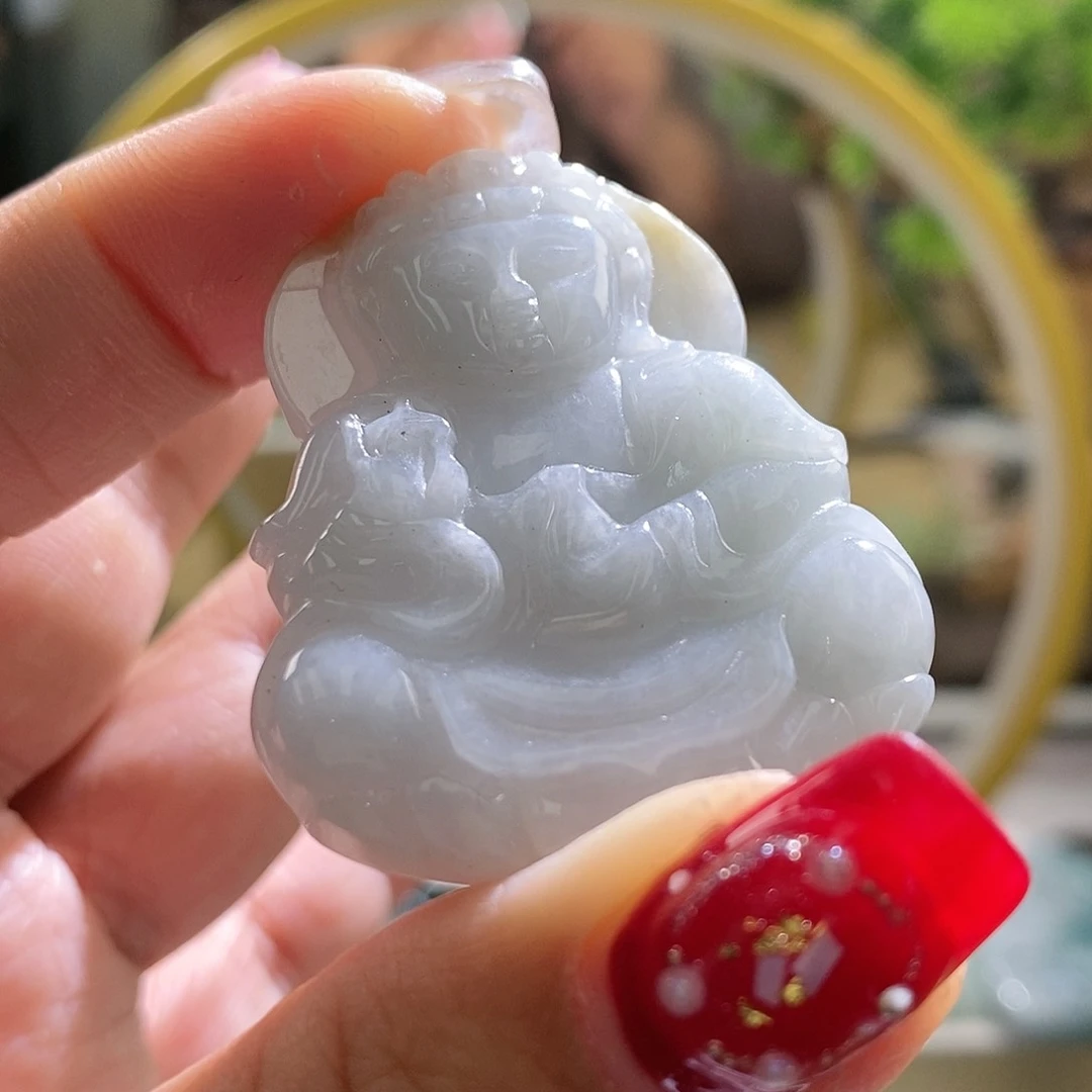 【闪购商品】翡翠颈饰未镶嵌观音