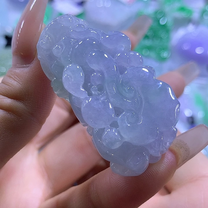 翡翠未镶嵌颈饰天然翡翠A货吊坠