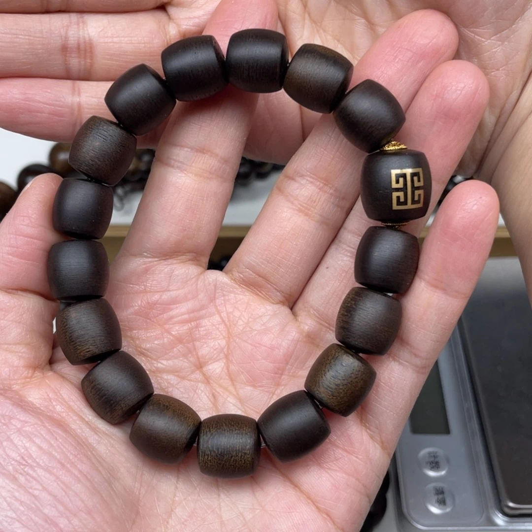 【闪购商品】沉香手串参**道越南白棋楠1.2