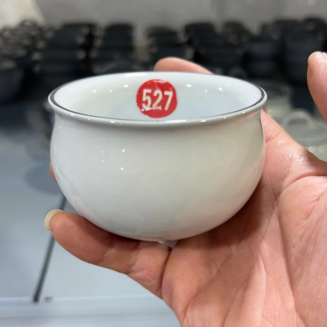 微瑕陶瓷茶壶茶杯家用