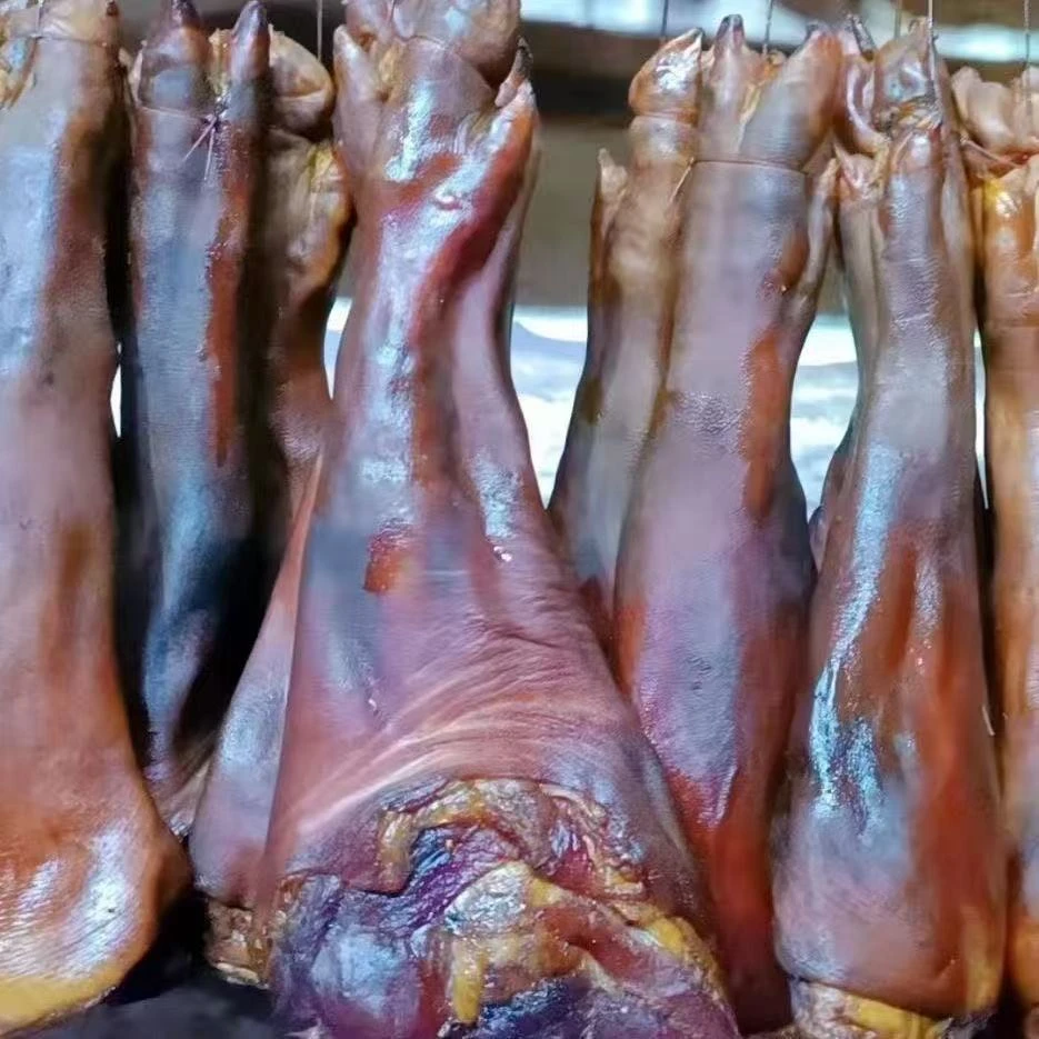 【现称现卖】四川柏树枝烟熏腊猪脚