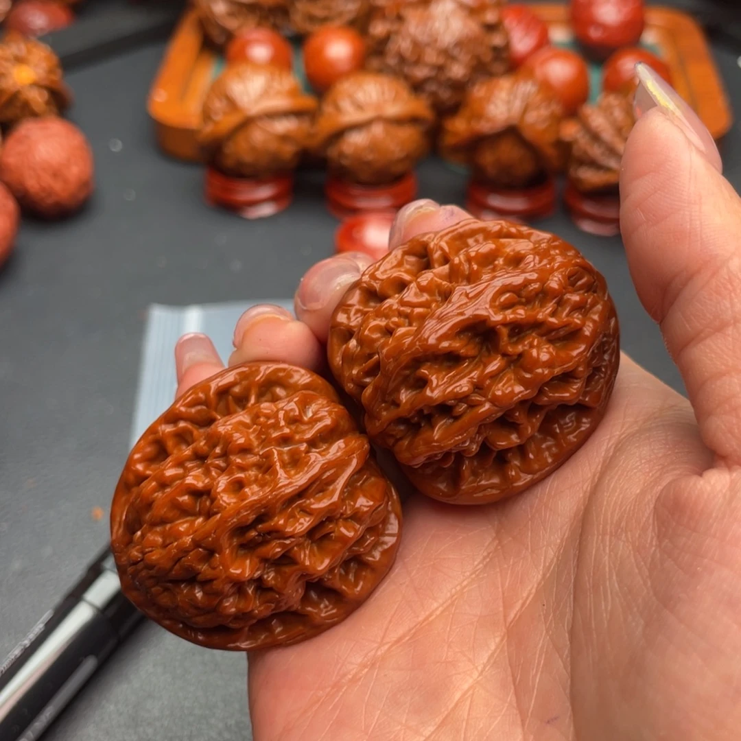 文玩核桃把件麦虎