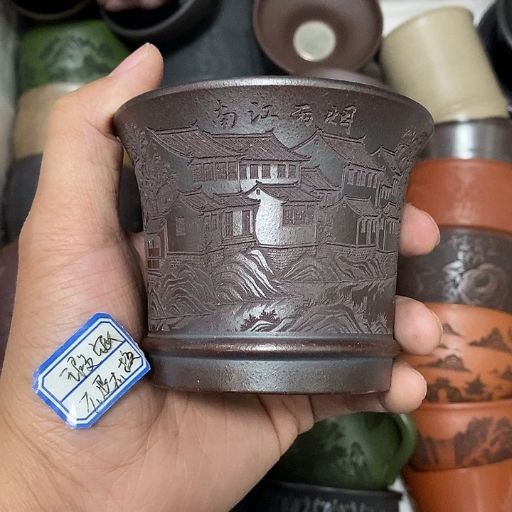 茶杯紫砂瑕疵不退不换