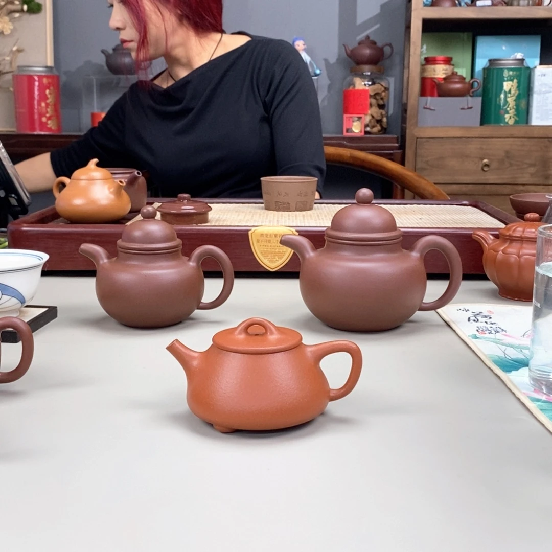 那***！茶壶紫砂掇球  寿珍