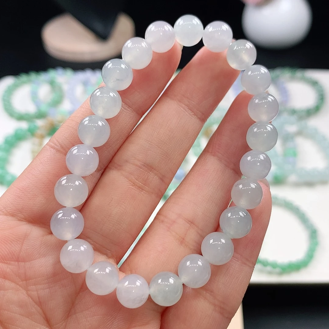 翡翠未镶嵌手链8mm