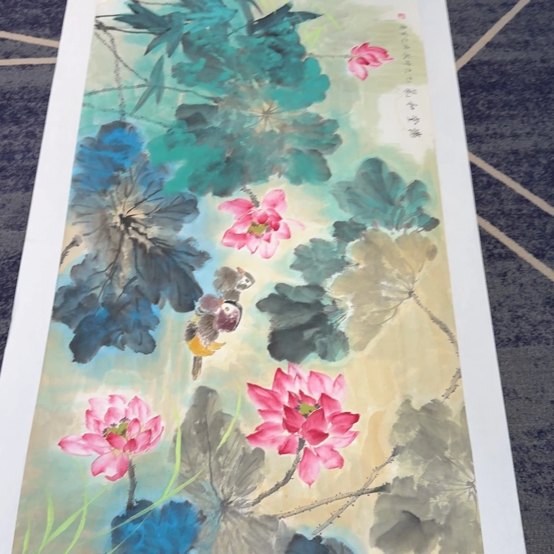 国画国画作品山水花鸟纯手绘