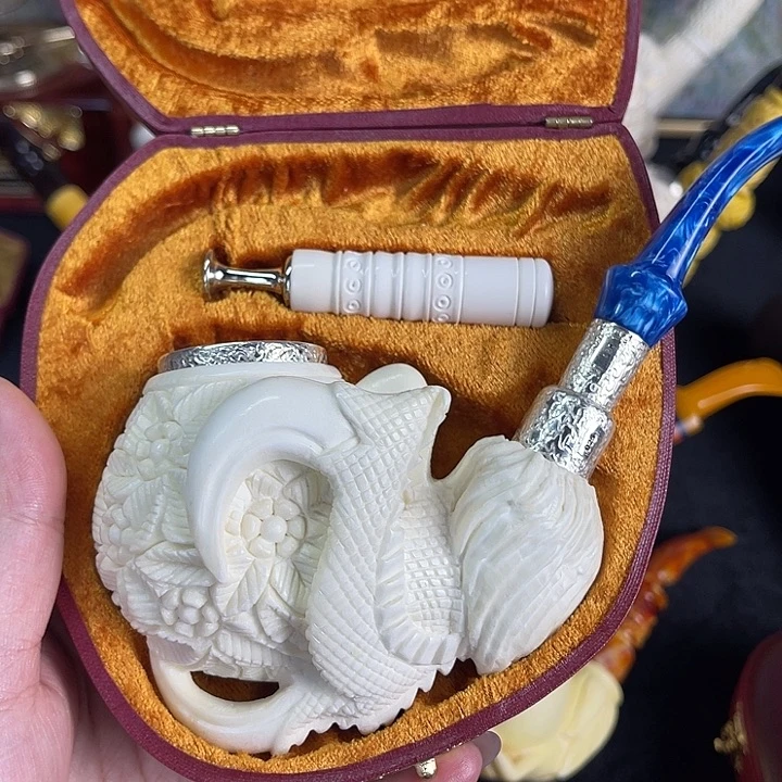 小***3海泡石烟斗超大号万花龙蛋