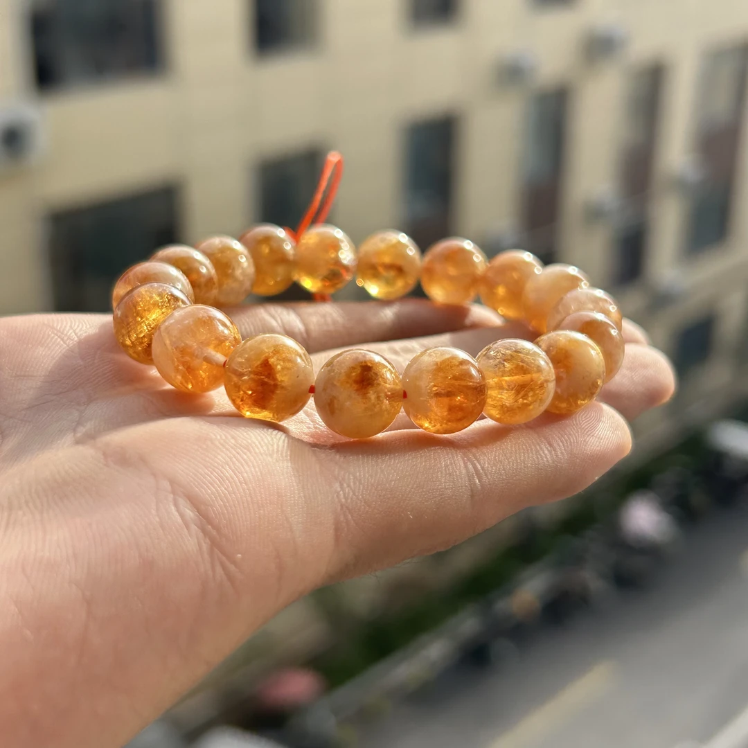 【潜珑】LL-0815蜂蜜蜜糖水晶手串约卡12mm