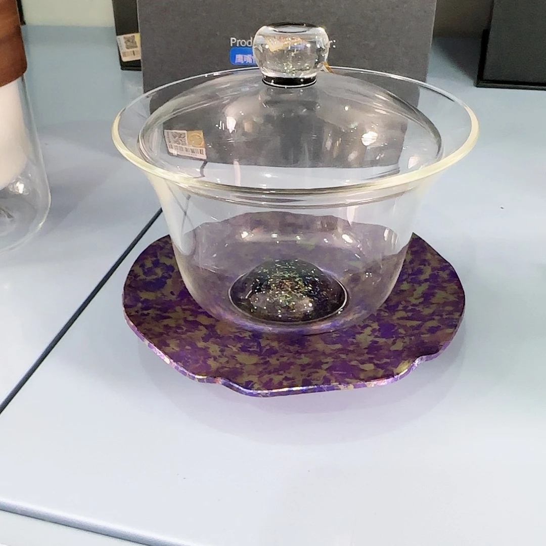 明***善禾器斑斓耀辰盖碗