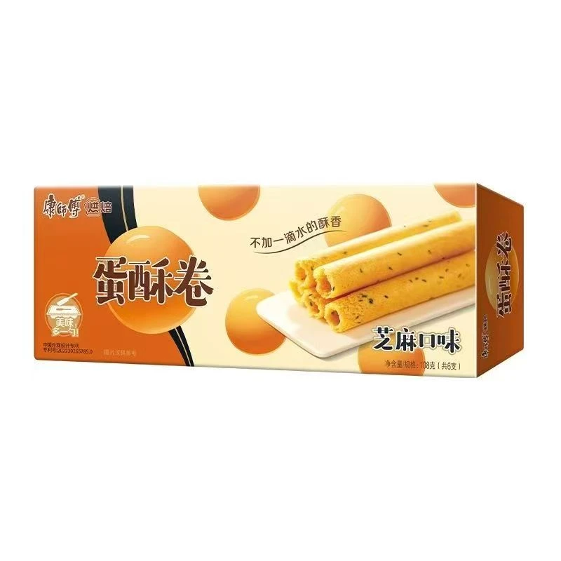 康师傅蛋酥卷108g到手4盒【日期到8月6日】