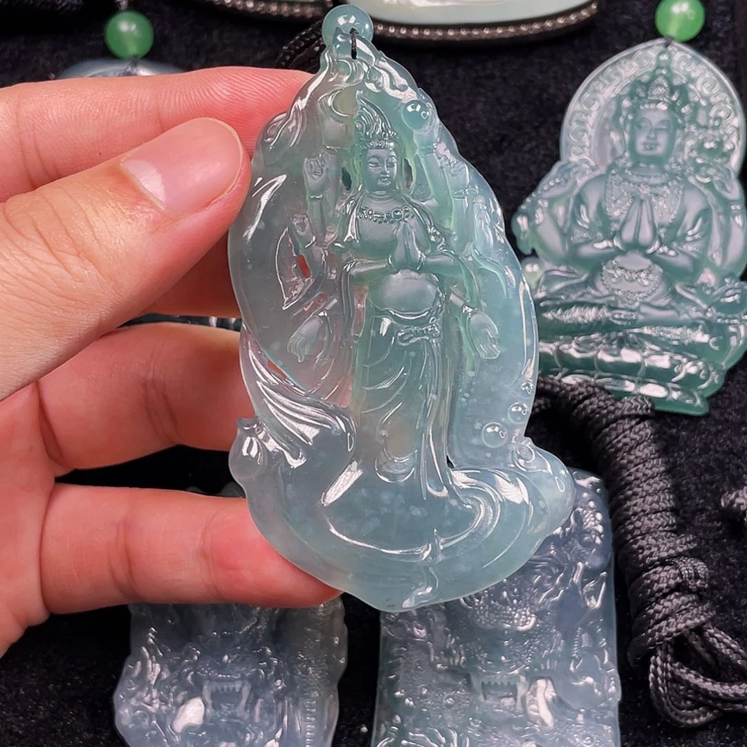 颈饰未镶嵌翡翠6，