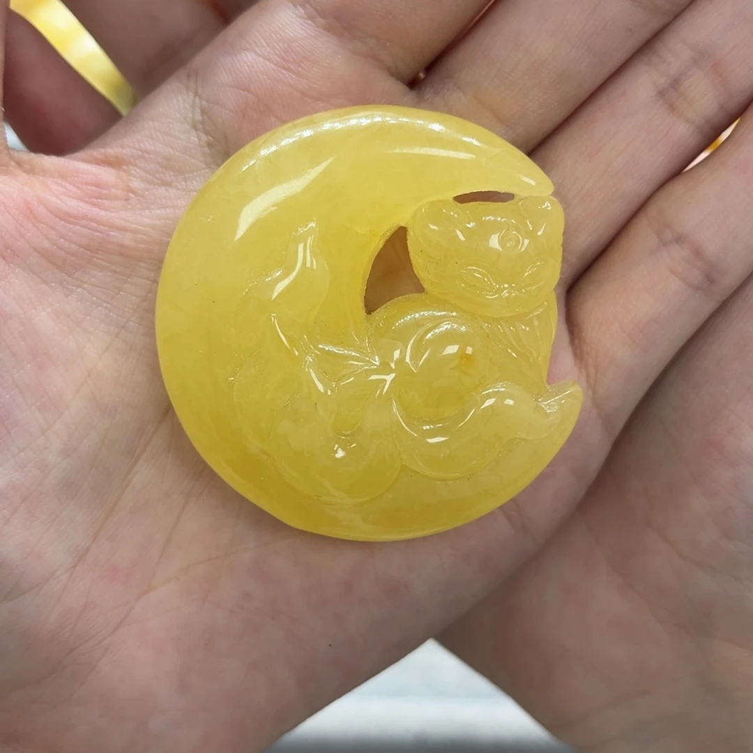 琥珀颈饰未镶嵌天然琥珀