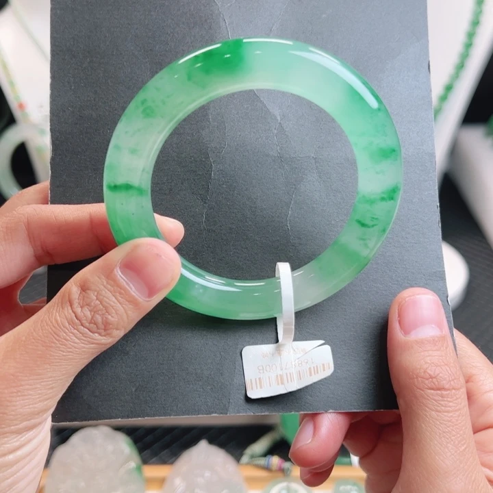 石英质玉未镶嵌手镯（圆镯）55圆条