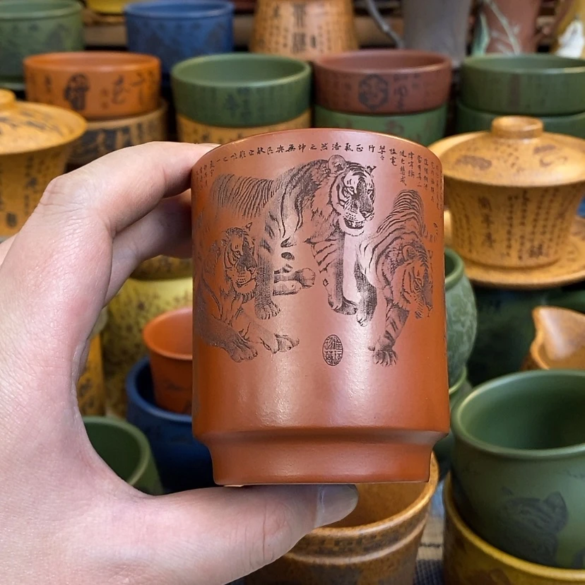 【闪购商品】紫砂杯子宜兴全手工紫砂杯