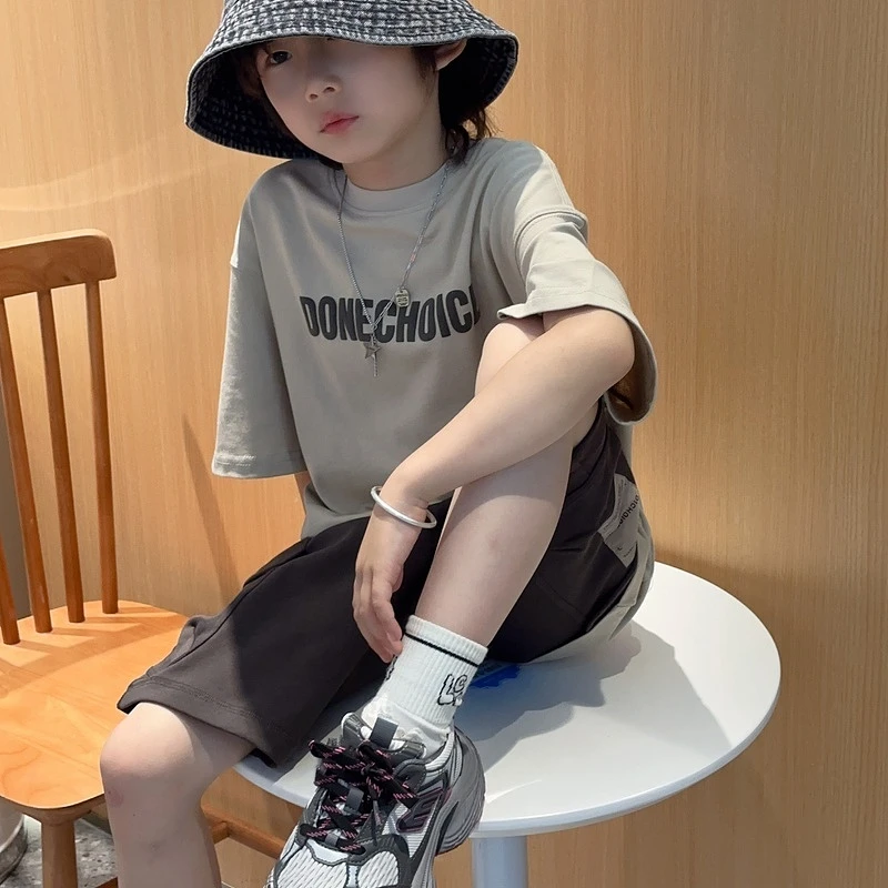 D1男童夏季五分裤中大童运动休闲短裤42317D1955