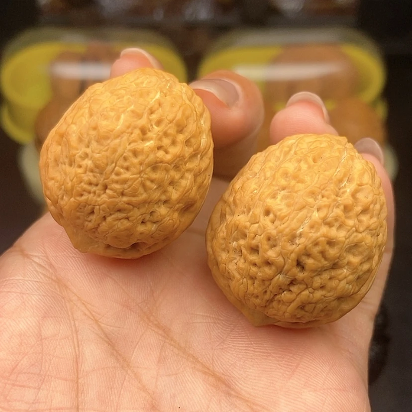 【闪购商品】文玩核桃把件37尺鱼子元宝