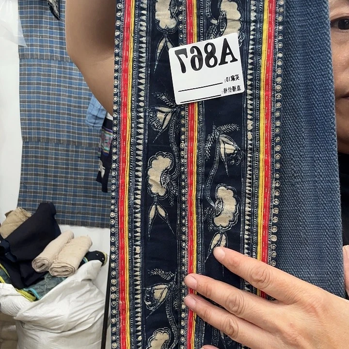 不***晚乳胶棉手工织带蜡染