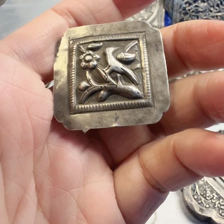 2***c纯铜锆石合金足银饰品