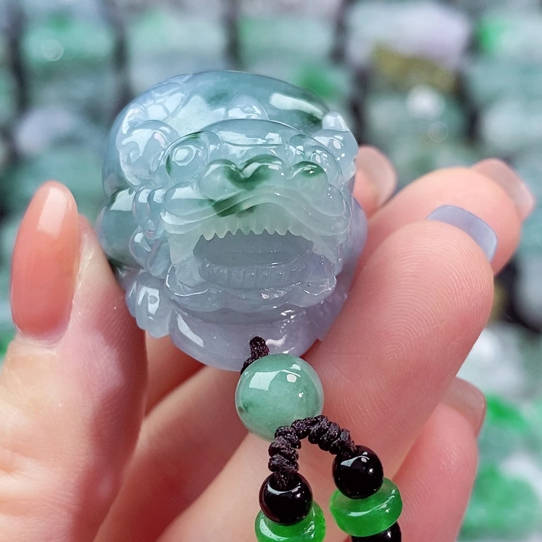 颈饰未镶嵌翡翠天然