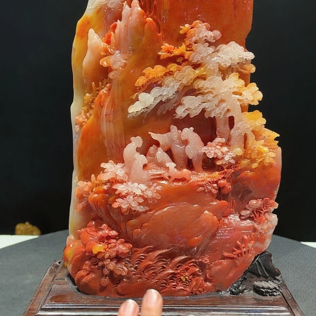 【闪购商品】寿山石阳**风山水风光