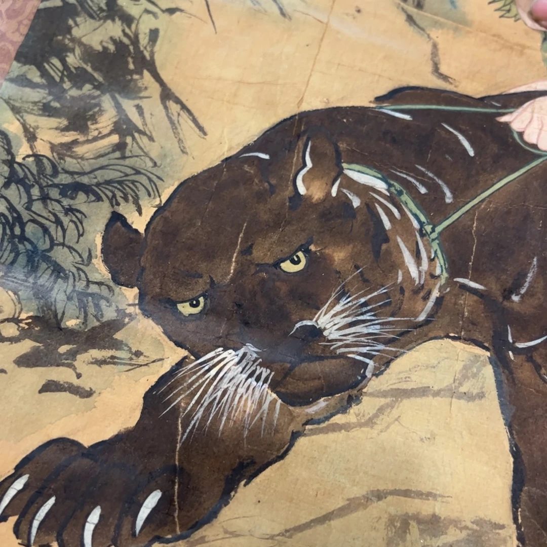 康***兴绘画屏风框画茶空间设计